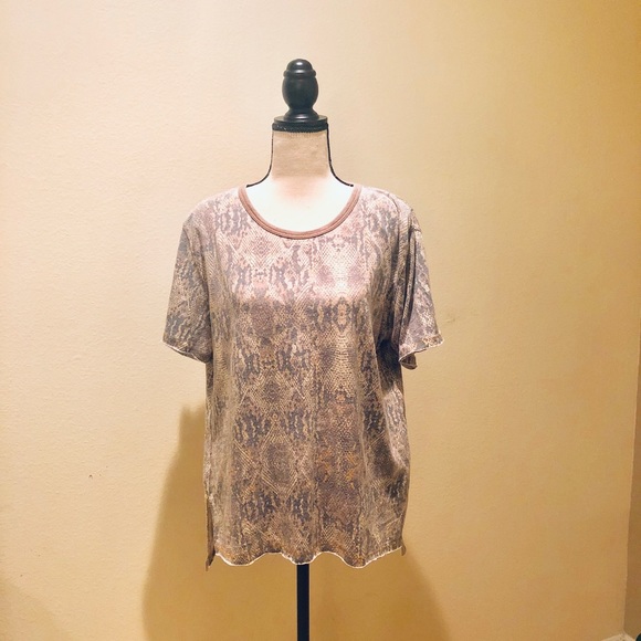 Free people print me perfect short sleeve tee - Picture 3 of 8